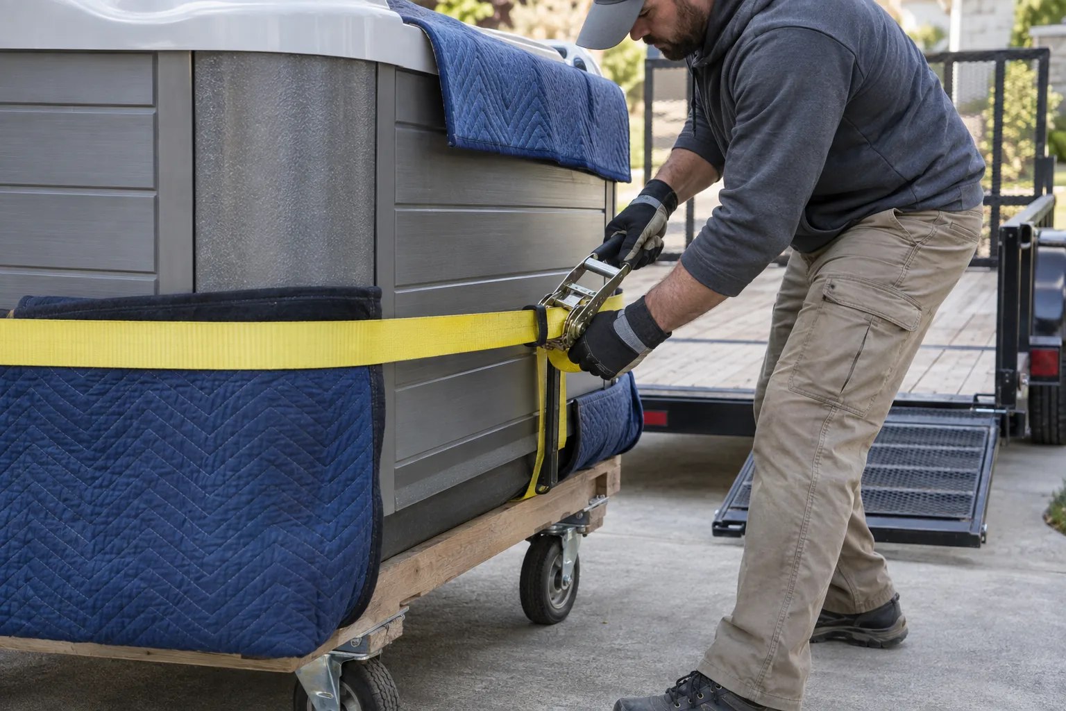 What to Measure Before Hot Tub Hauling